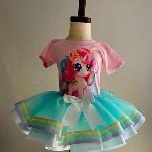 Homemade Tutu and T-shirt for any size